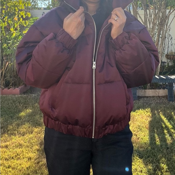 A & F Abercrombie and Fitch Puffer Jacket Large - Picture 4 of 7